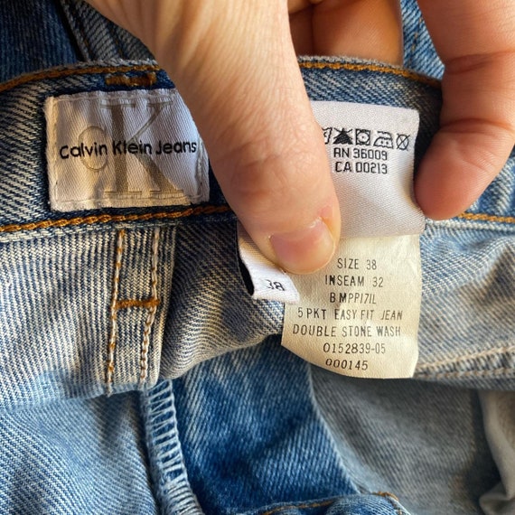 Vintage Calvin Klein Stone Wash Unisex Denim Jeans - Etsy