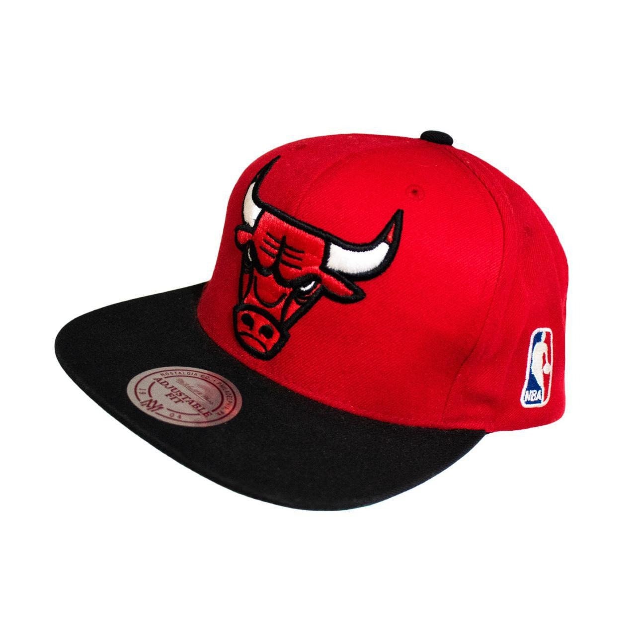 New RARE Vintage 1994 NBA Chicago Bulls Champion Snapback Wool Hat,  Black/Red