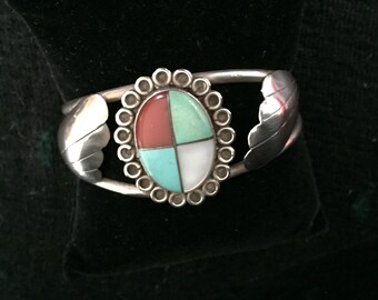 Native American inlaid cuff