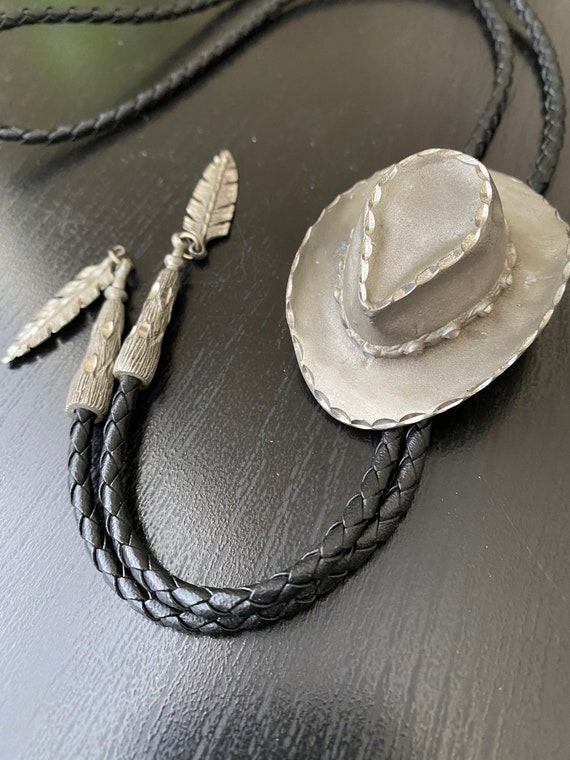 Vintage Cowboy hat bolo