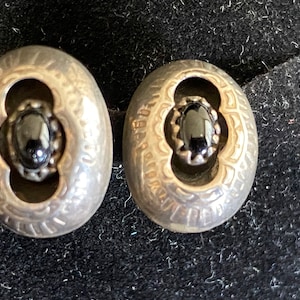 Onyx Shadow box Earrings