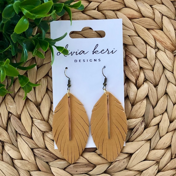 Sterling Silver Feather Earrings Best Friend Gift for Her  Etsy Australia