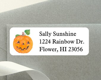 Halloween Return Address Labels - Etsy