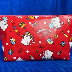 Kosmetik Tasche Hello Kitty, Make-up-Tasche, Aufbewahrungstasche, kleine Tasche, Utensilien Tasche, praktisch, unverzichtbar, süß, modern
