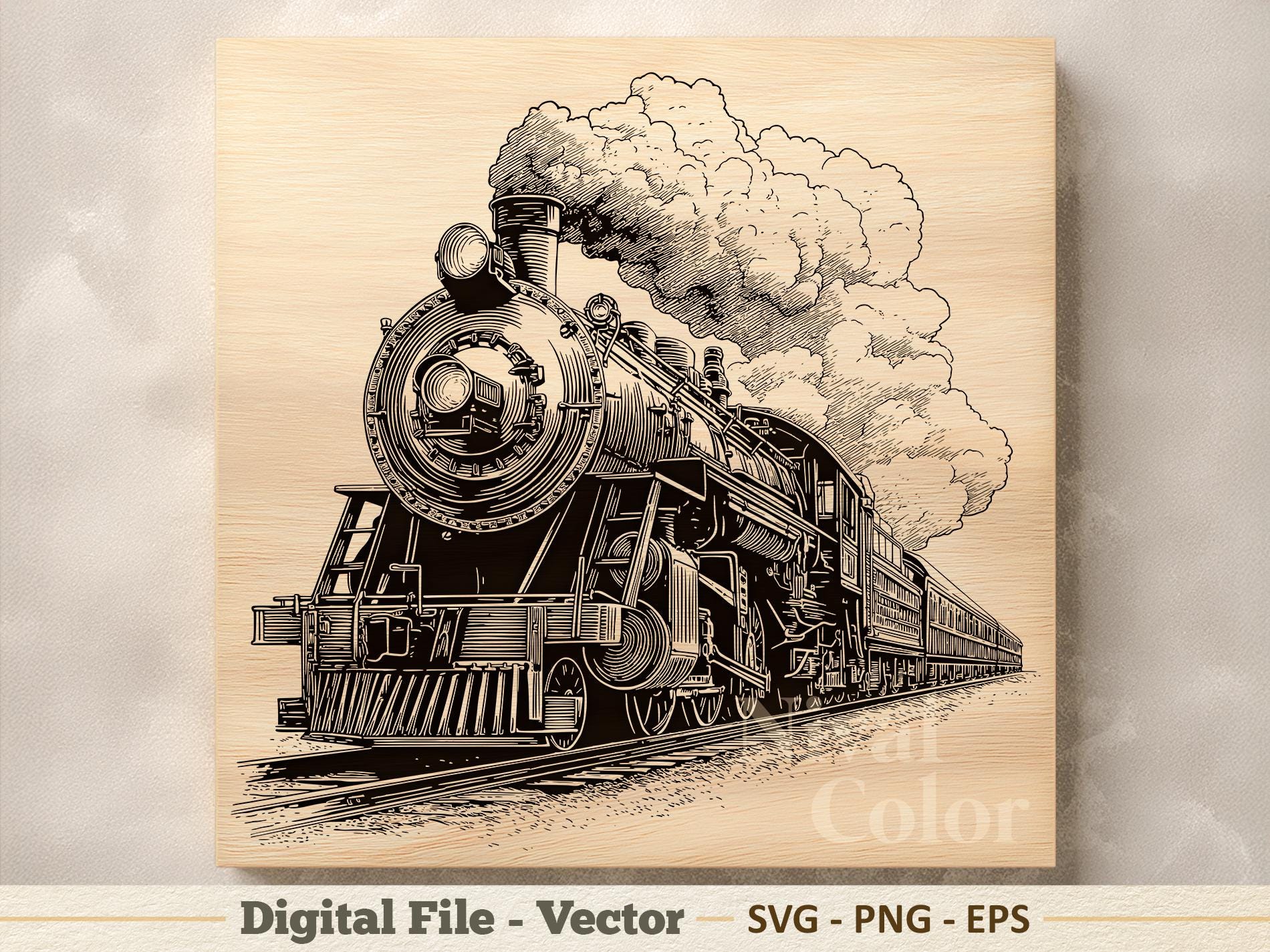 Train Vector - Etsy Sweden, image size:1900x1425