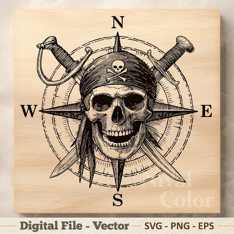 Pirate Compass - Etsy