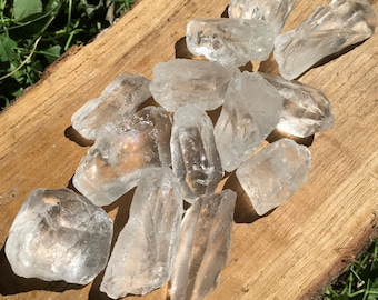 Clear Quartz HYALINE Rock Crystal Rough Crystal Healing 5-20g