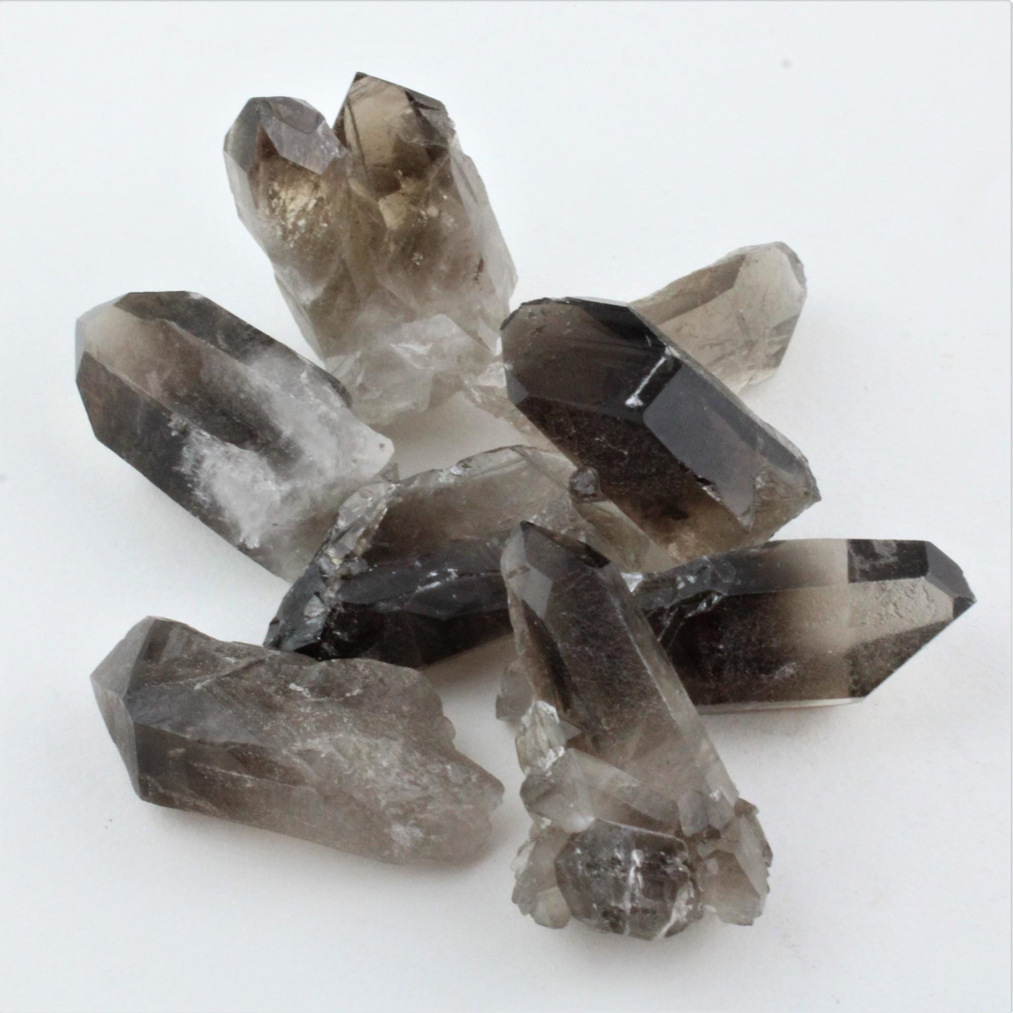 Point in Smoked QUARTZ PURE Natural MINERALS Rough Crystal Healing Chakra
