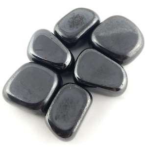 Burattato MAGNETITE Lodestone Ematite MAGNETICA XL 20-30mm Cristalloterapia