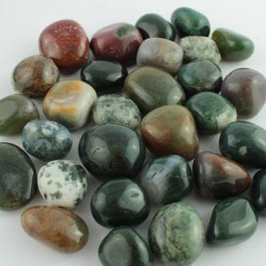 Trommelstein - Moschus-Achat MINERALS Crystal Scheibenheilung Olistic