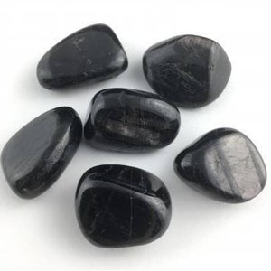 HIPERSTENA GRANDE Negro Rodado Chakra Minerales Cristaloterapia Zen Chakra A+