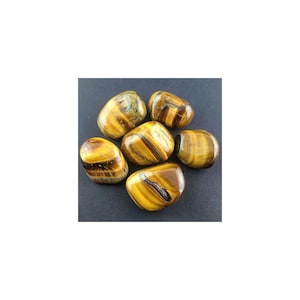 TIGER EYE Tumbled Stone MINERALS Crystals Crystal Healing Chakra Gemstone Reiki image 1