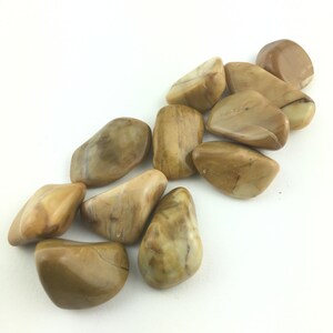 Gelb Braun Jaspis Trommelstein Kristall Chakra Mineralien Kristallheilung