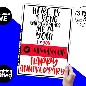 Carte Anniversaire Carte Musicale Interactive Carte Etsy