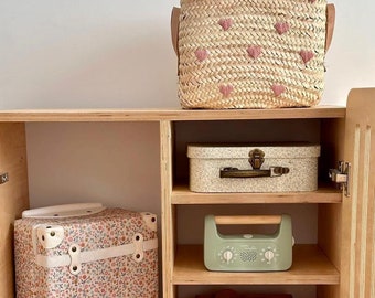 Square basket | Embroidery basket | storage basket | toys baskets | nursery decor