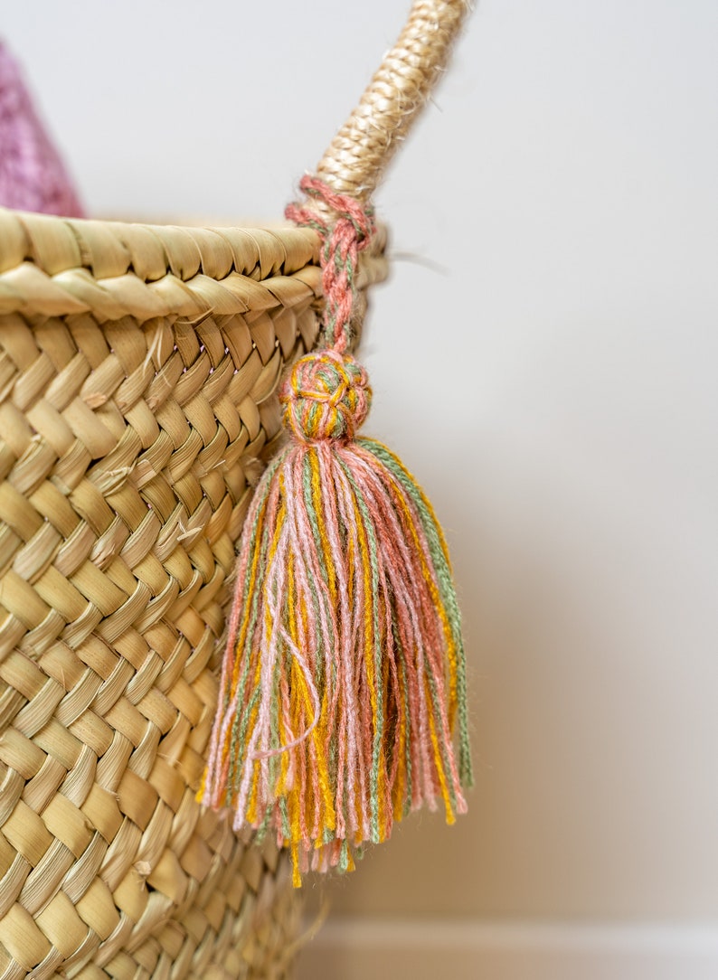 Play Basket Pink Storage Baskets Kids Basket toys Basket Etsy