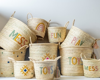 Personalized basket | storage basket | toys baskets | nursery decor