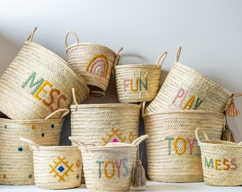 Personalized basket | storage basket | toys baskets | nursery decor