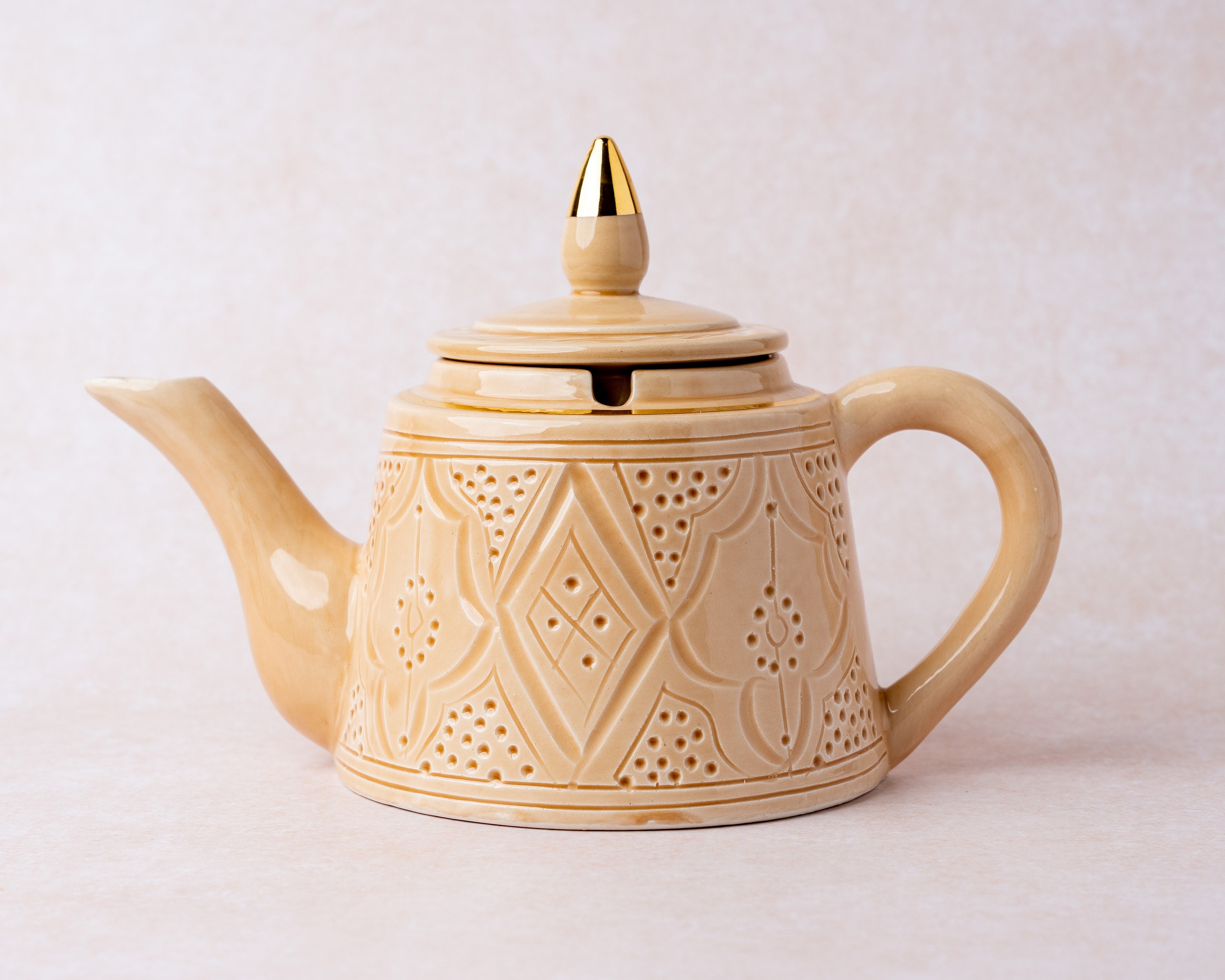 théière en poterie faite à la main | théière céramique jetée bouilloire thé blanche turque, théière décorative