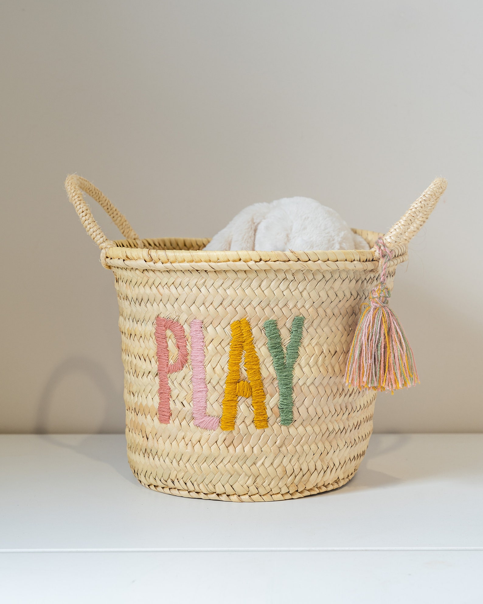 Play Basket Pink Storage Baskets Kids Basket toys Basket Etsy