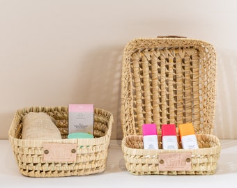 Kitchen basket | Moroccan basket | Storage Basket | Palm Leaf Basket | Woven Basket | Handmade Basket