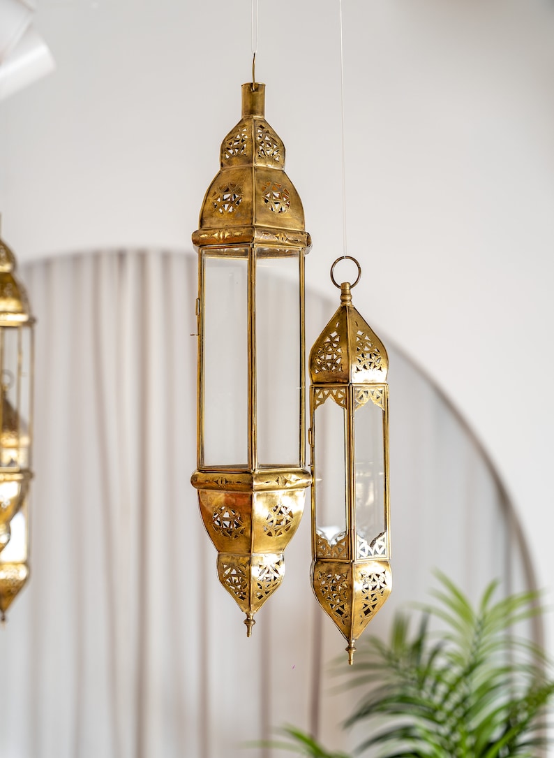 Hanging Candle Lanterns Hanging Wall Lanterns Hanging Etsy