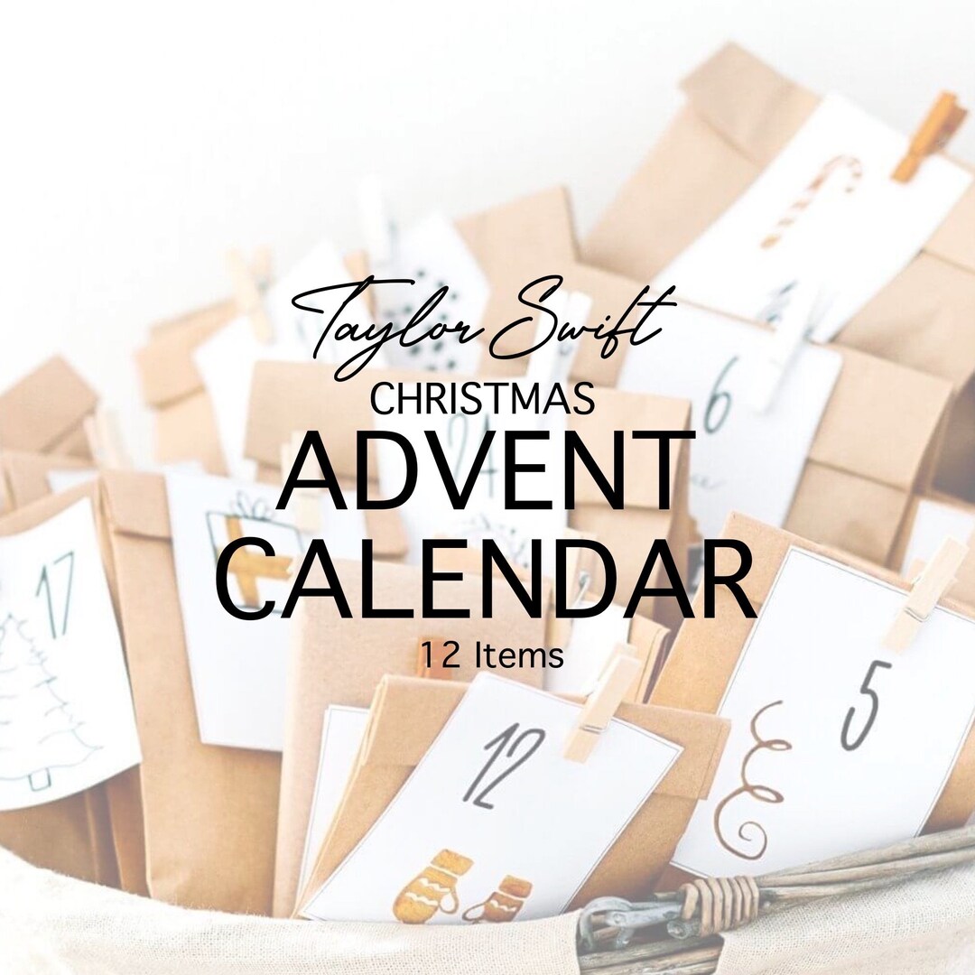 TS Christmas Advent Calendar Taylors Version Reputation Etsy Canada