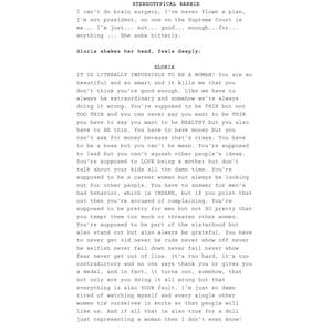 Barbie Barbie Monologue Screenplay Poster Digital Print Margot Robbie