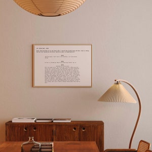 Hereditary Movie Script Print: Dinner Table Scene (Digital Download)