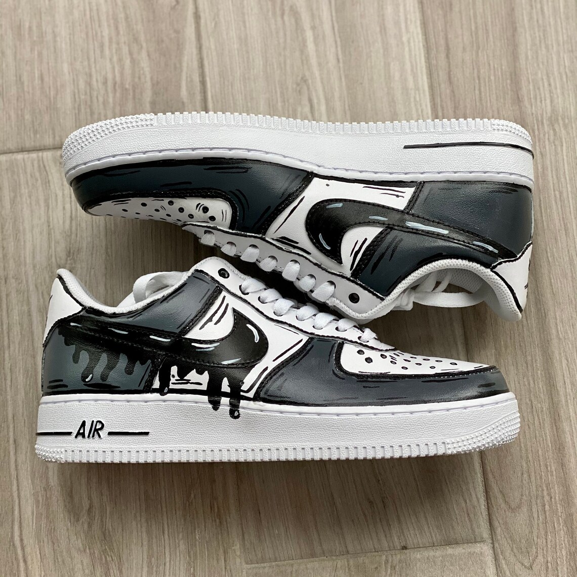 Custom Hand-Painted Classic Cartoon Nike Air Force 1's | Etsy
