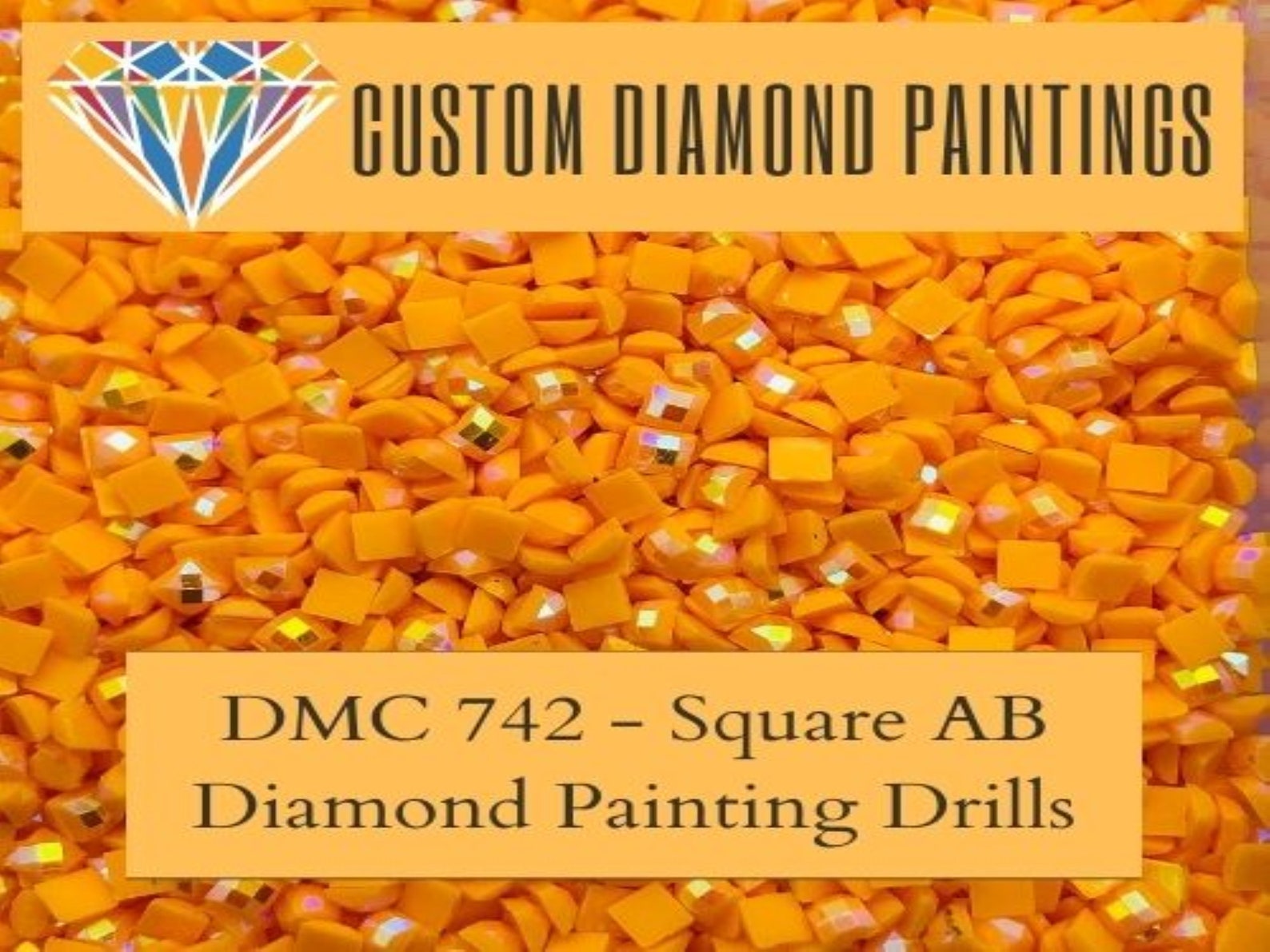 DMC 742 Diamond Painting AB Aurora Borealis Drills Beads Etsy
