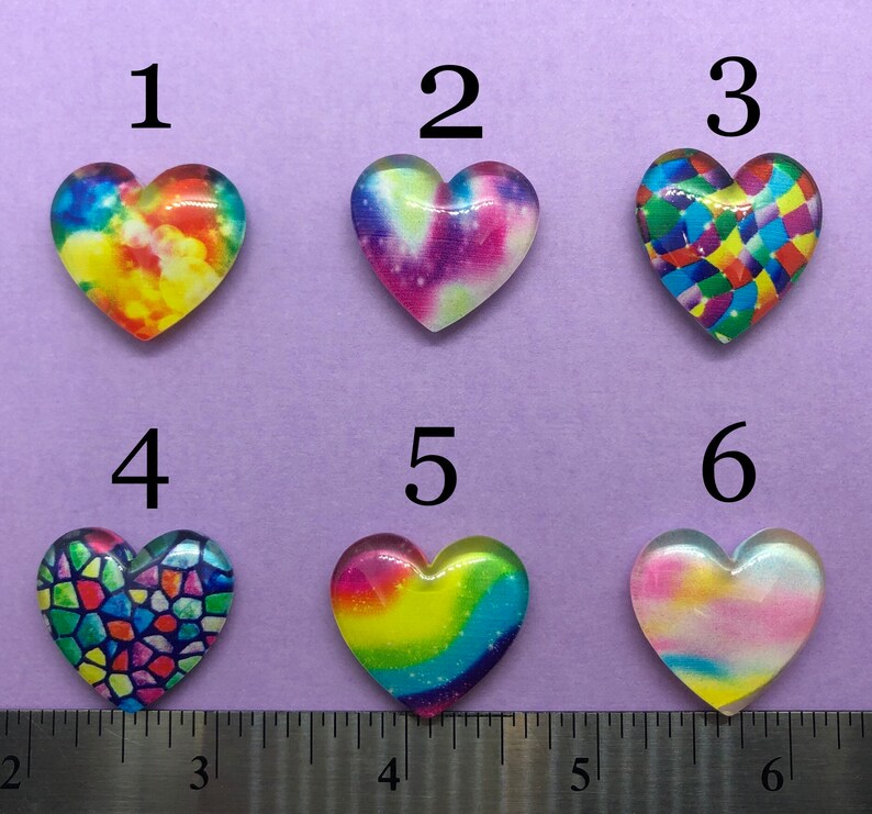 Diamond Painting Cover Minders Happy Colorful Hearts Etsy