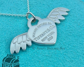 tiffany angel necklace