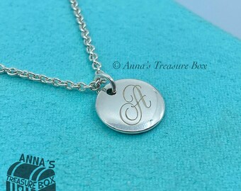 Tiffany Necklace Letter - Etsy