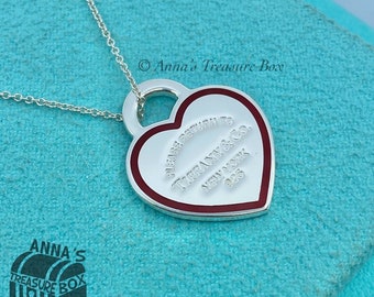 Tiffany \u0026 Co. 925 Silver Medium Red Rim 