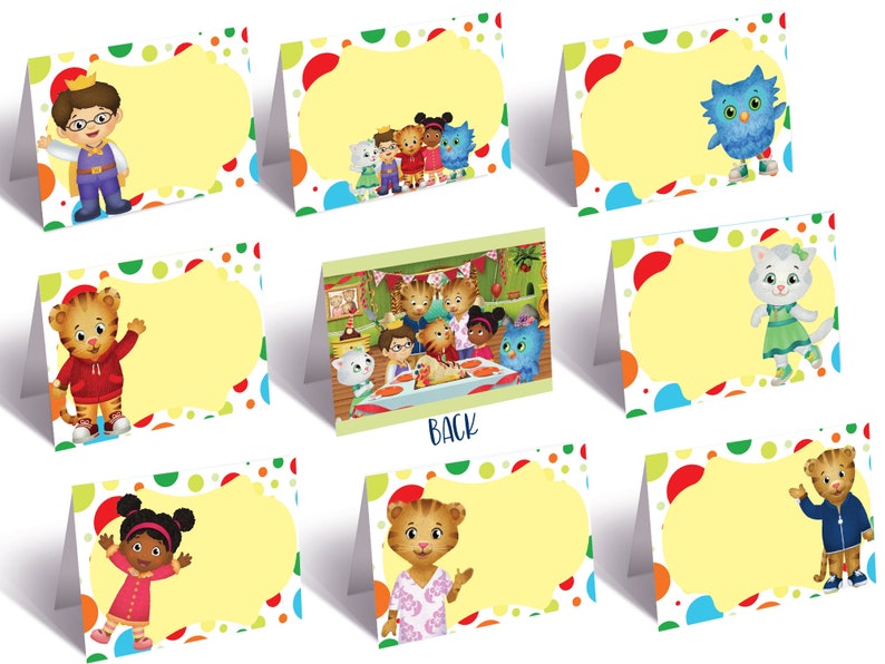 Daniel Tiger Food Labels Printable Free