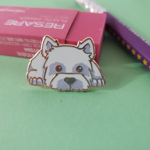 West Highland White Terrier Enamel Pin For Animal Lovers