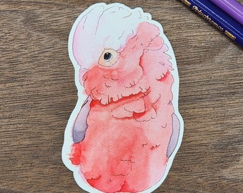 3.5" Parrot Vinyl Sticker for bird lovers