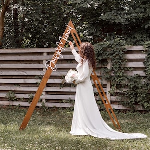 Triangle Wooden Wedding Arch, Outdoor Arbor Ceremony Decoration, Wedding Backdrop Stand, Rustic Wedding Arches Circle Hexagon, Boho Wedding