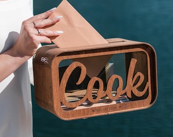 Wedding Card box with Envelope Slot, Personalized Cards and Gifts Box, Wooden Decor Welcome Table, Custom Keepsake Box,Money Box for Wedding