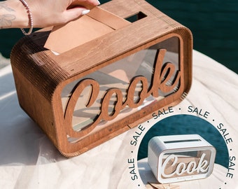 Wedding Card Box With Slot, Wooden Boho Decor for Ceremony, Rustic Welcome Table, Money and Gifts Box, Newlywed Couple Keepsake Box