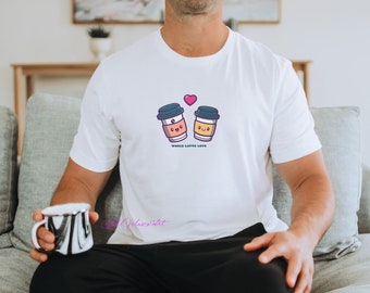Whole Latte Love | Short-Sleeve Unisex T-Shirt | Coffee latte graphic tee | coffee addict