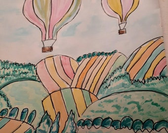 Empowerment and Soar like a Balloon Painting tutorial
