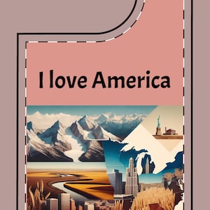 Patriotische Silikonhülle für Handys - Love America Design, Reise-Accessoire, USA Geschenke, Sommer Vibes, Nationale Feiertage