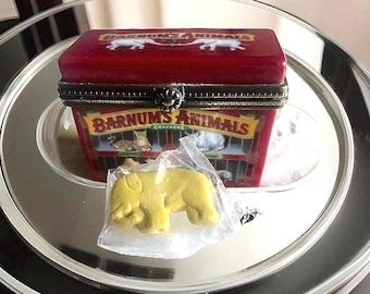 Vintage Nabisco Barnum&#39;s Animal Crackers Porzellan Klappbox.