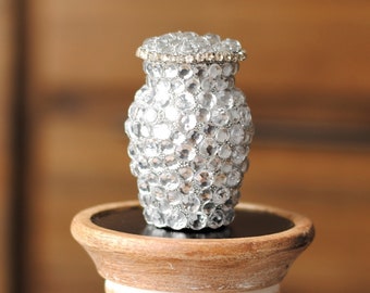 Cosparsa di diamanti: urna cineraria per ceneri umane / urna commemorativa tempestata di cristalli / urna in miniatura da 3&quot; realizzata a mano / con sacchetto e scatola di velluto
