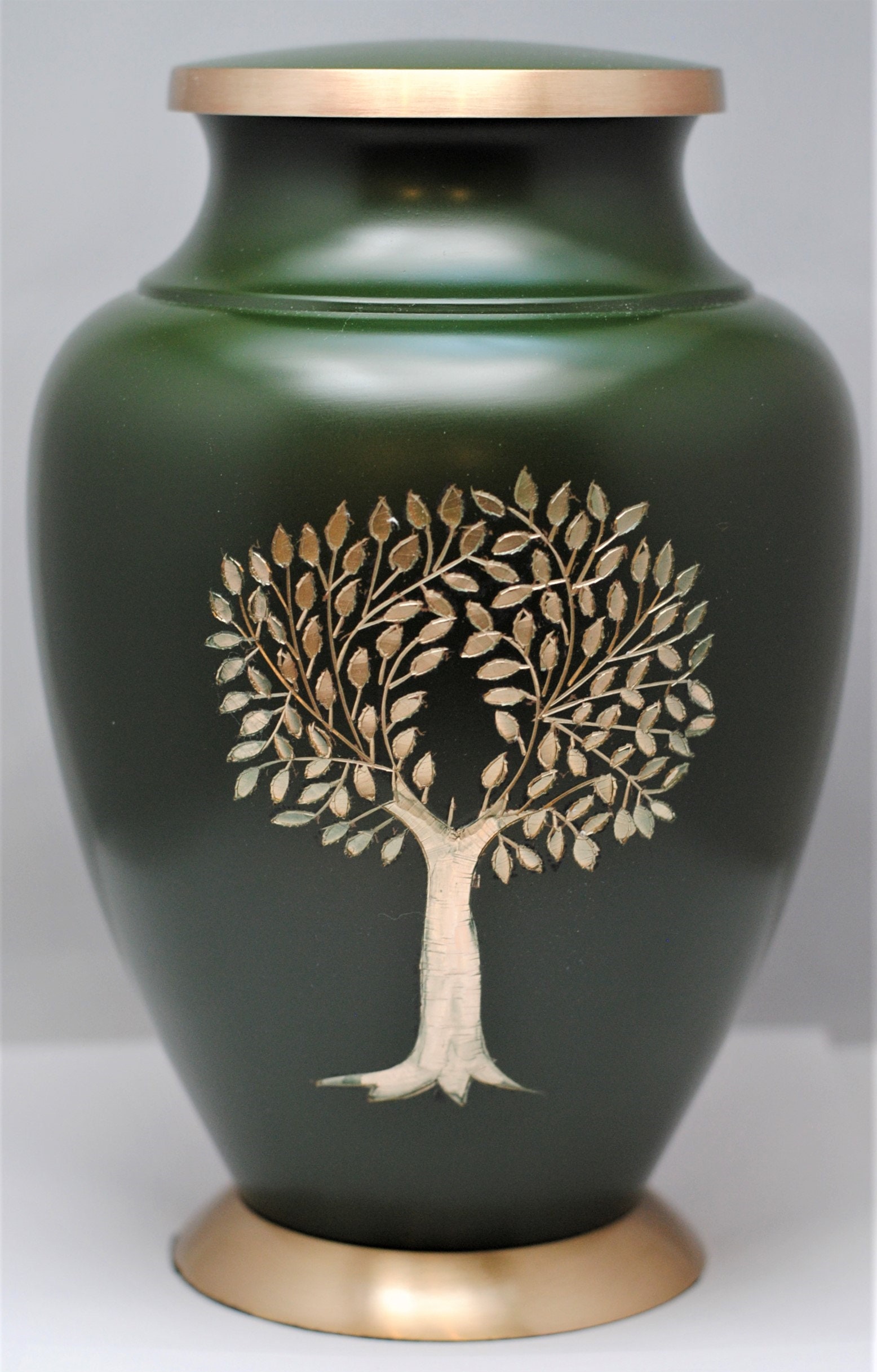 Tree of Life Human Ashes Cremation Urn Tree of Life Brass Etsy