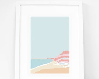 Branscombe - DEVON ART PRINT