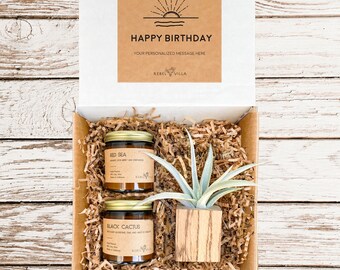 Birthday Gift Box | Gift Box For Her | Gift Box for Him | Celebrate Gift Box | Candle Gift Box | Personalized Gift Box | Air Plant Gift