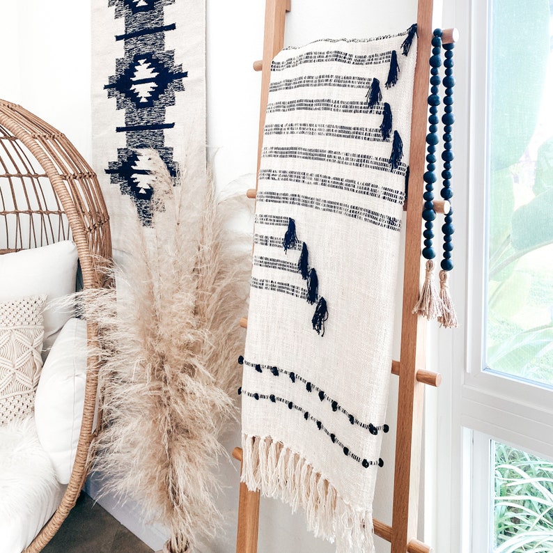 Boho Throw Blanket Modern Decorative Light Weight Blanket Etsy